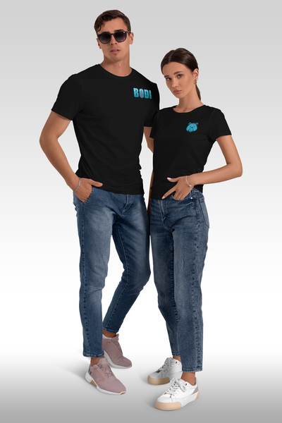 Black  Bodi couple T-shirts