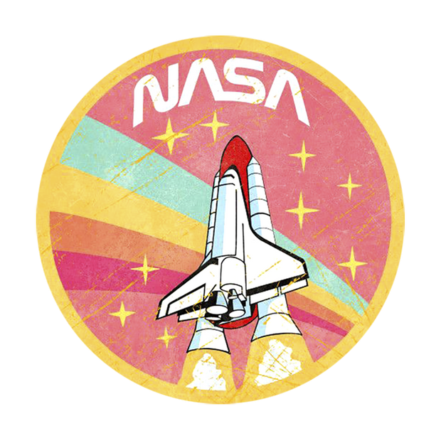 NASA Pink vintage Hoodie