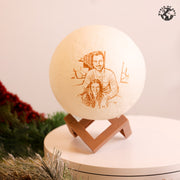 Engraved 3D Moon Lamp