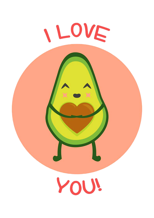cute avocado love T-Shirt