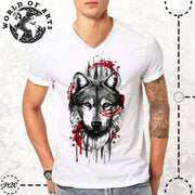 Wolf red sketching T-Shirt