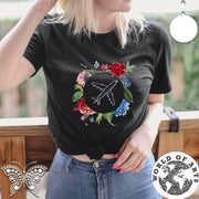 Flower circle Plane T-Shirt