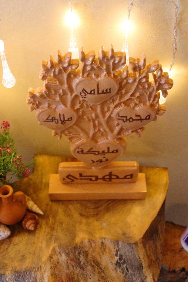 Family Tree Beech Wood Gift
