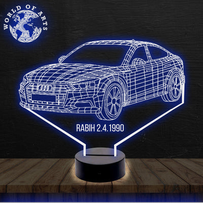 Audi Car 3D led lamp
