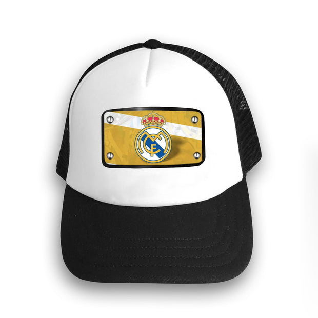 Real Madrid black white cap