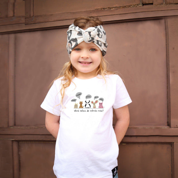 Animals Sound Girls T-shirt for kids