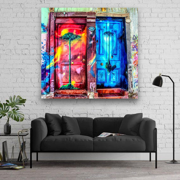 Door art Canvas Portrait