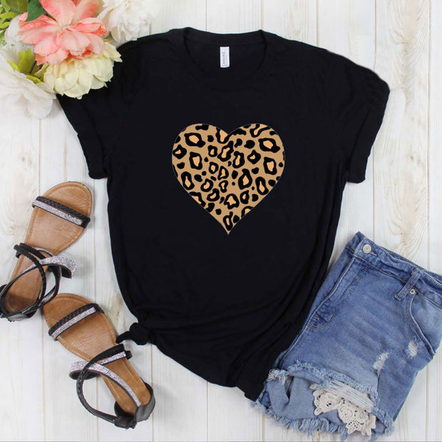 Cheetah Heart fur T-Shirt
