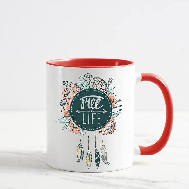Free Life Dream Catcher Mug