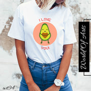 cute avocado love T-Shirt