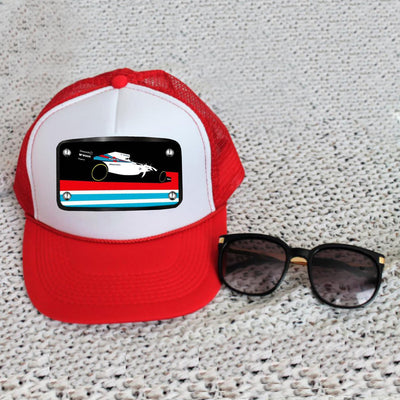 Formula 1 red white cap