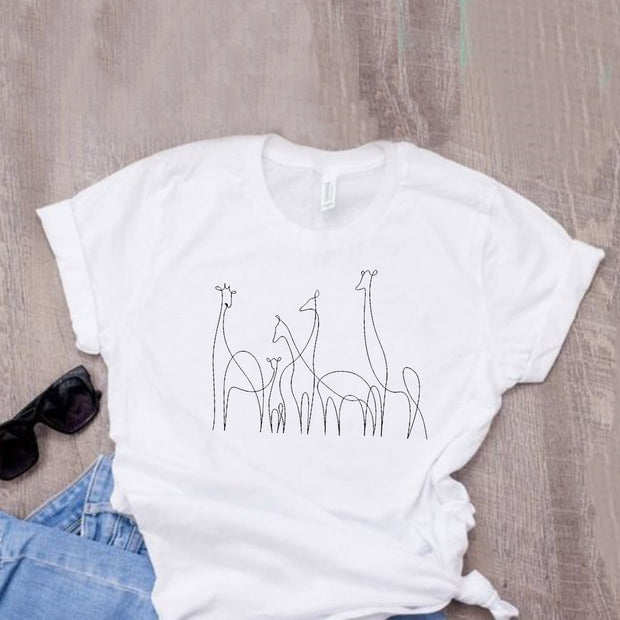 Animals Lines T-Shirt