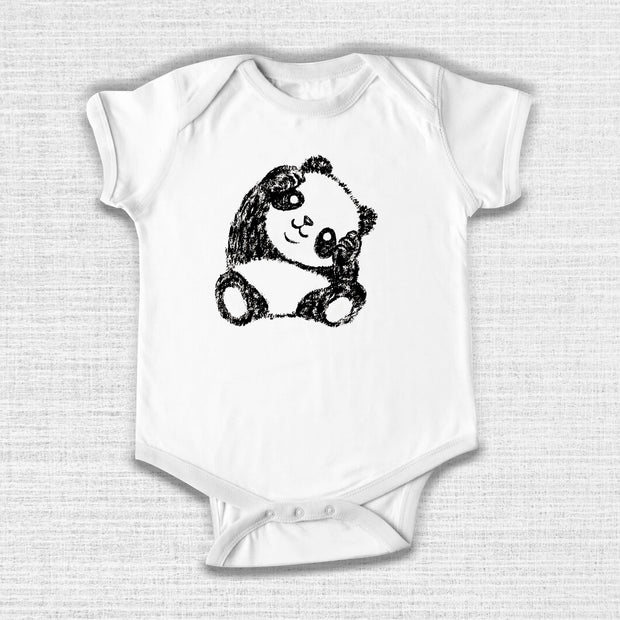 Cute Panda Baby Onesie