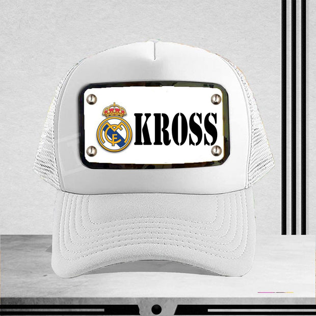 Real Madrid Customized White  Cap