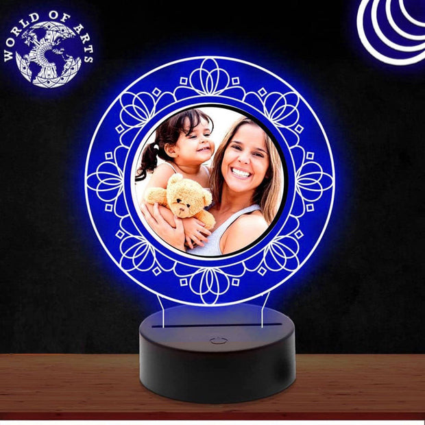 Circle image 3D led lamp