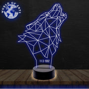 Wolf 3D ILLUSION LAMP