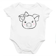 Little Pig Illustration Girls t-shirt for kids