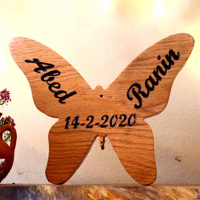 Butterfly Beech Wood Gift