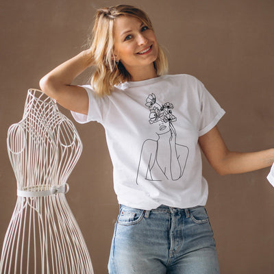 Art Girl Sketching women T-Shirt