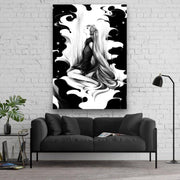 Abstract Girl Canvas Portrait