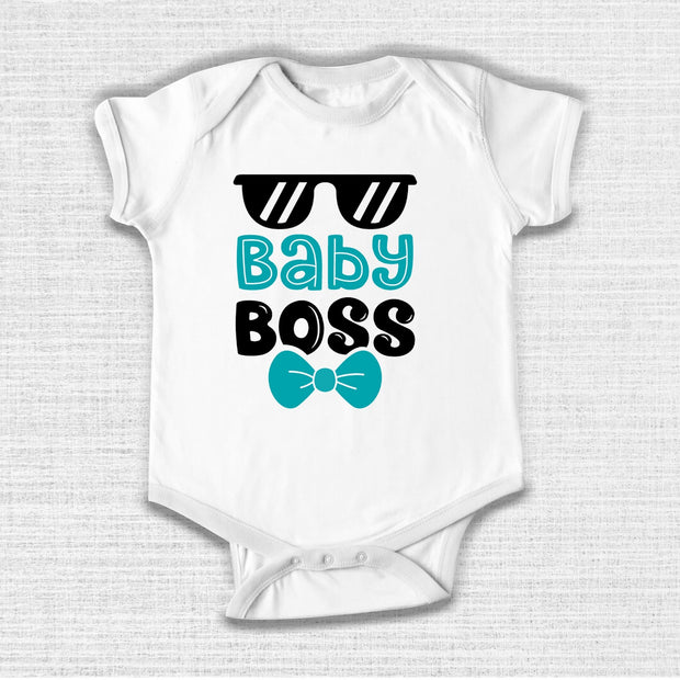 Baby Boss Style Baby Onesie