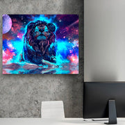 Galaxy lion Canvas Portrait