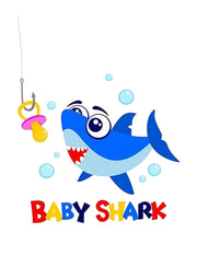 Baby Shark white Baby Onesie