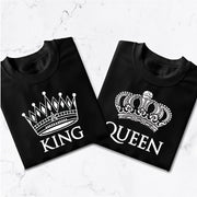 Couples matching Queen and King T-Shirt