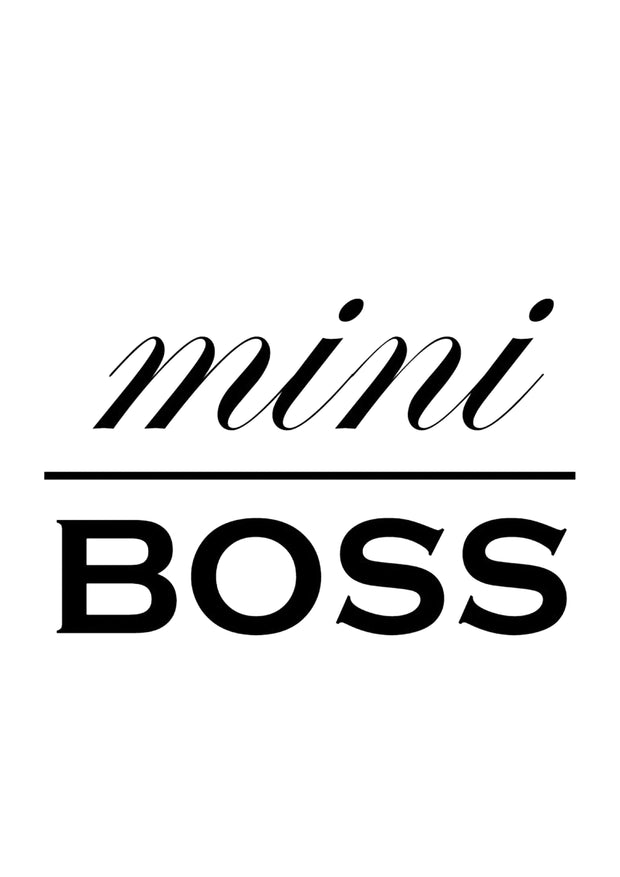 Mini Boss Baby Onesie
