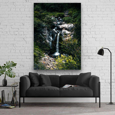 Waterfall canvas Portrait