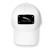 Jaguar logo white cap
