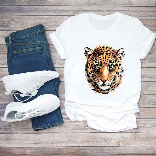 Leopard art T-Shirt