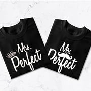 Couples matching Mr and Mrs perfect T-Shirt