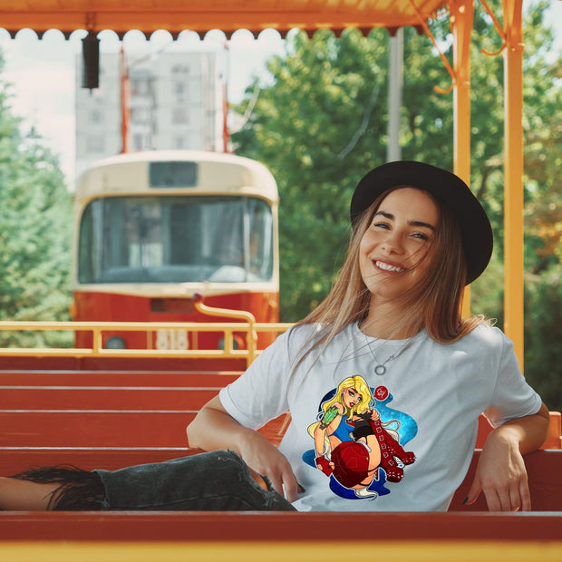 Stylish Cartoon Girl T-Shirt