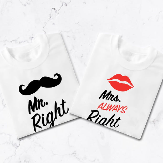 Couples matching  Mr and Mrs T-Shirt
