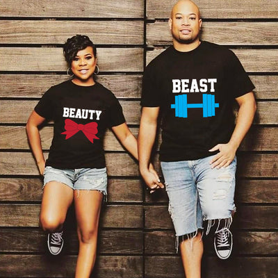 Couples Beauty and the beast T-Shirt