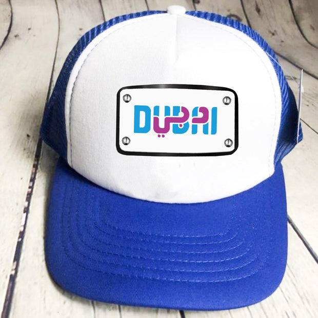 Dubai Design blue white cap