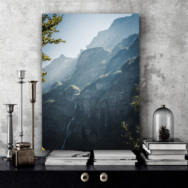 Mountain canvas portrait