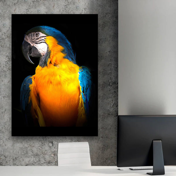 parrot Canvas Portrait