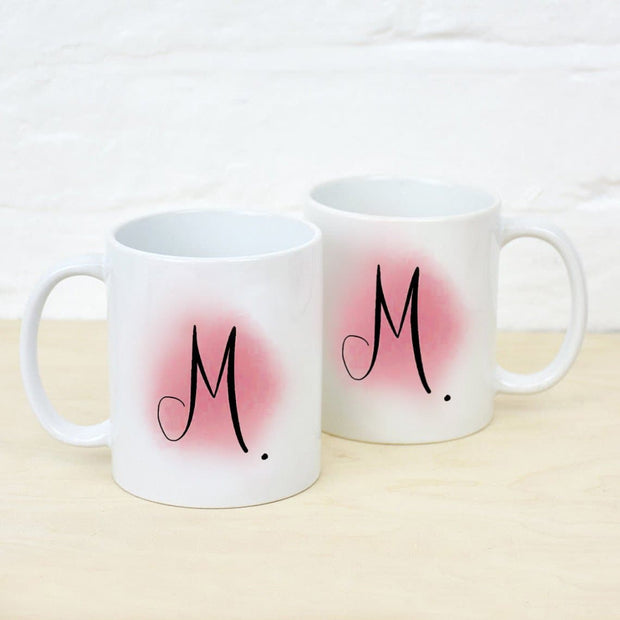 First Letter design Mug