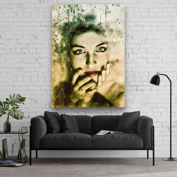 The Abstract girl  Canvas Portrait