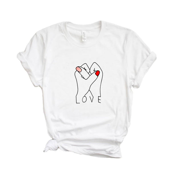 Love bestfriends hand T-Shirt