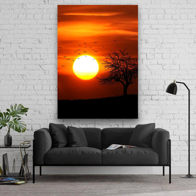Sunset Canvas Portrait
