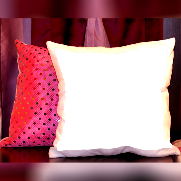 red pillow with Strass