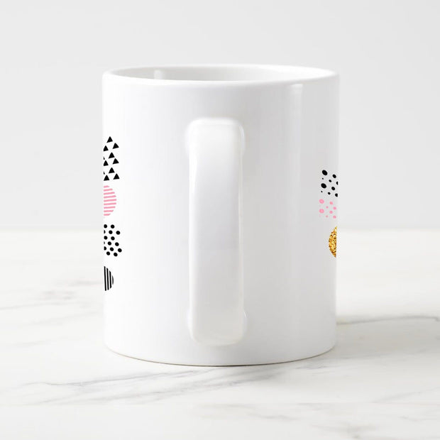 Customized Girly Circles Mug