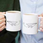 Paper plane Design Mug