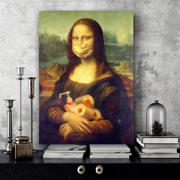 Mona - lisa Canvas Portrait