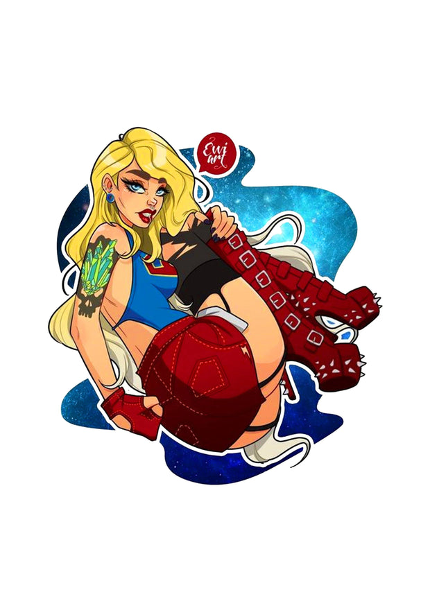 Stylish Cartoon Girl T-Shirt