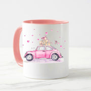 Pink Car Mug