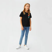 Little Mermaid Girls black t-shirt for kids